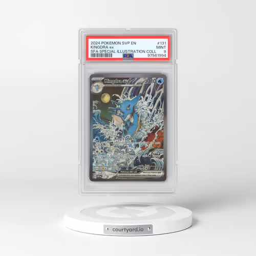 2024 Pokémon Svp EN-SV Black Star Promo #131 Kingdra EX - Holo Shrouded Fable Special Illustration Collection (PSA 9 MINT)