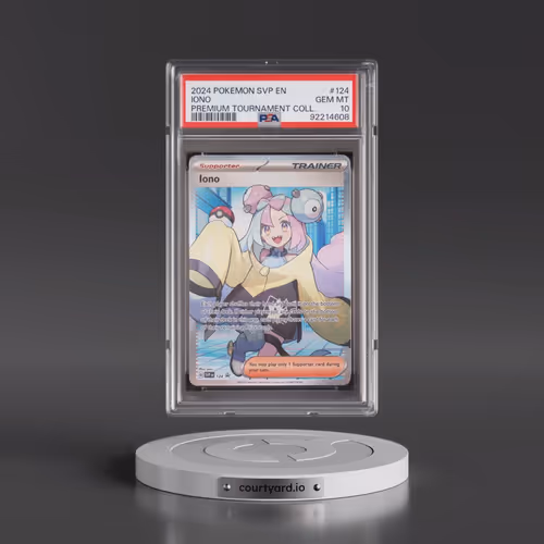 2024 Pokémon Svp EN-SV Black Star Promo #124 Iono - Iono Premium Tournament Collection (PSA 10 GEM M