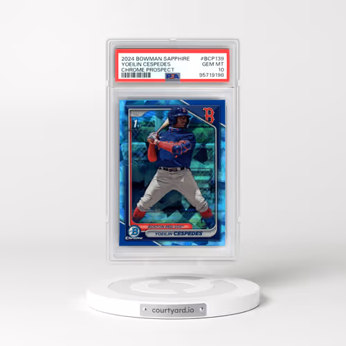 2024 Bowman Sapphire Edition Chrome Prospects #BCP139 Yoeilin Cespedes (PSA 10 GEM MINT)
