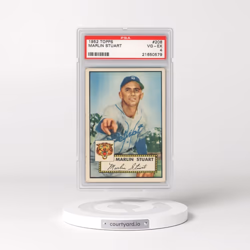 1952 Topps #208 Marlin Stuart (PSA 4 VG-EX)