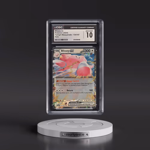 2024 Pokémon Twm EN-Twilight Masquerade #134 Blissey EX - Holo (CGC 10 GEM MINT)