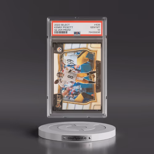 2022 Panini Select #439 Kenny Pickett - Silver Prizm (PSA 10 GEM MINT)