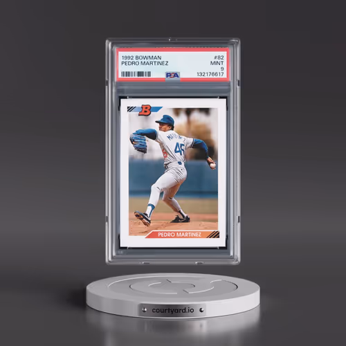 1992 Bowman #82 Pedro Martinez (PSA 9 MINT)