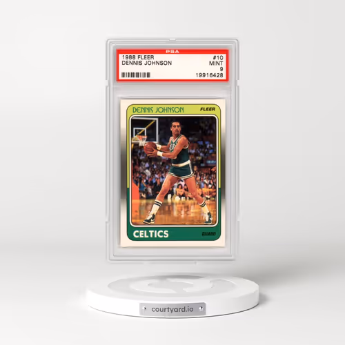 1988 Fleer #10 Dennis Johnson (PSA 9 MINT)