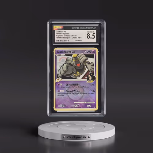2009 Supreme Victors #26/147 Dusknoir FB - Pokémon League Crosshatch Holo (Cross. Holo) (CGC 8.5 NM-