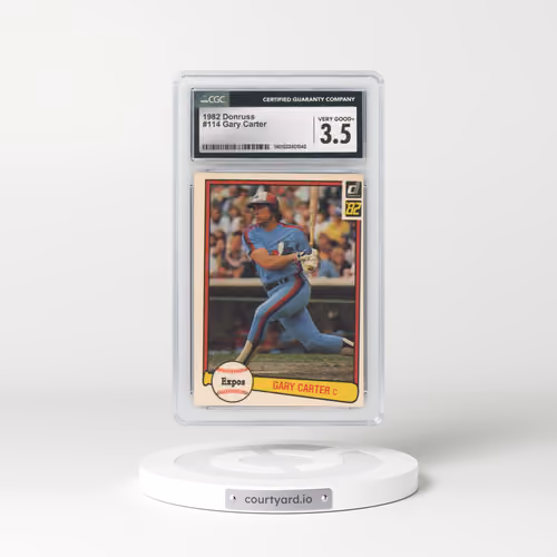 1982 Donruss #114 Gary Carter (CGC 3.5 VG+)