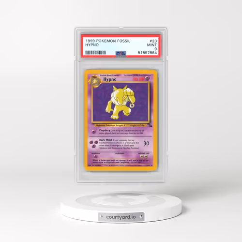 1999 Pokémon Fossil #23 Hypno (PSA 9 MINT)