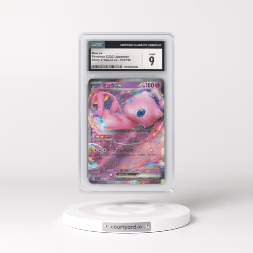 2023 Shiny Treasure ex #076/190 Mew ex (CGC 9 MINT)