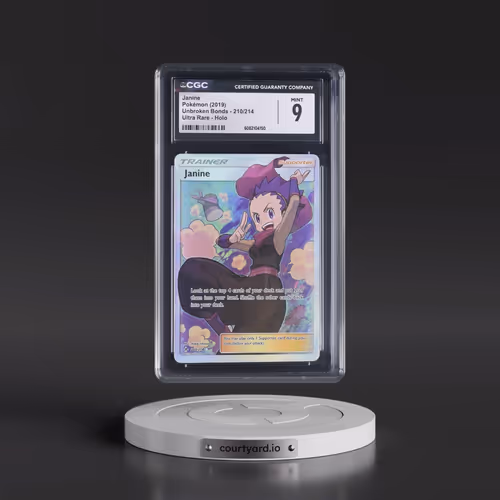 2019 Unbroken Bonds #210/214 Janine - Ultra Rare Holo (CGC 9 MINT)