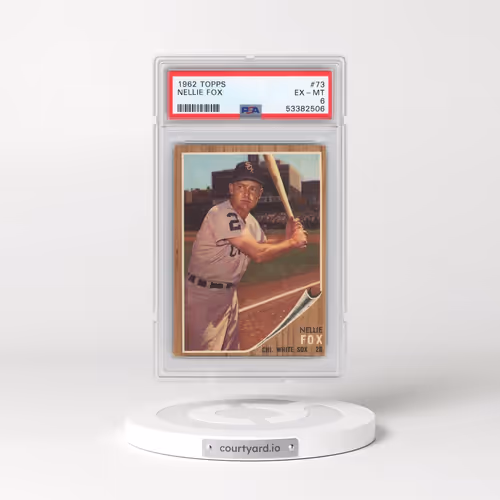 1962 Topps #73 Nellie Fox (PSA 6 EX-MT)