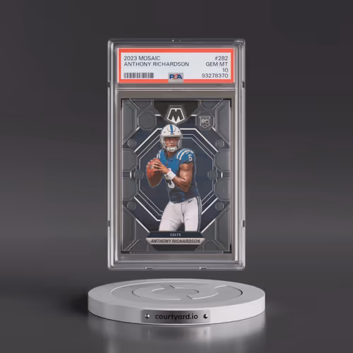 2023 Panini Mosaic #282 Anthony Richardson (PSA 10 GEM MINT)