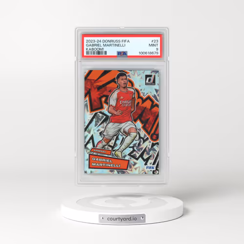 2023-24 Panini Donruss FIFA Kaboom! #23 Gabriel Martinelli (PSA 9 MINT)