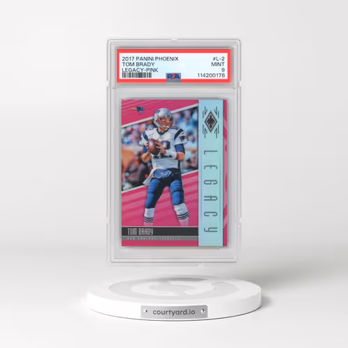 2017 Panini Phoenix Legacy #L-2 Tom Brady - Pink (PSA 9 MINT)