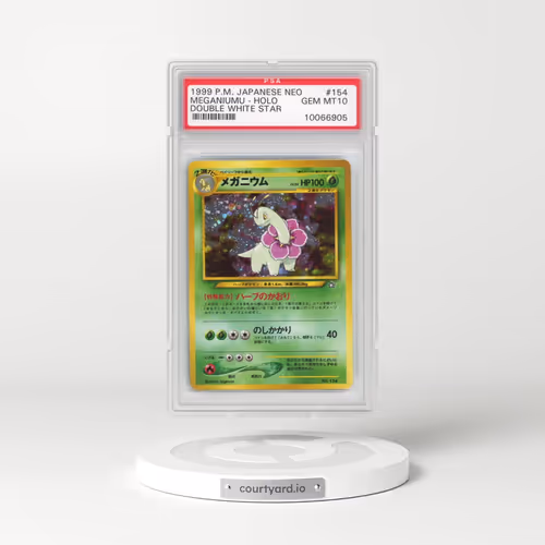 2000 Pokémon Neo #154 Meganium - Holo (PSA 10 GEM MINT)