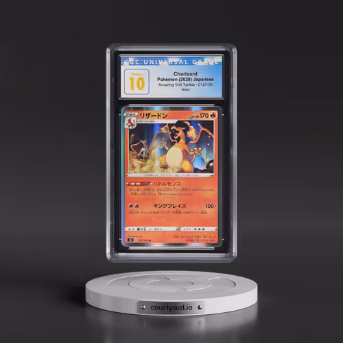 2020 Amazing Volt Tackle #012/100 Charizard - Holo (CGC 10 PRISTINE)