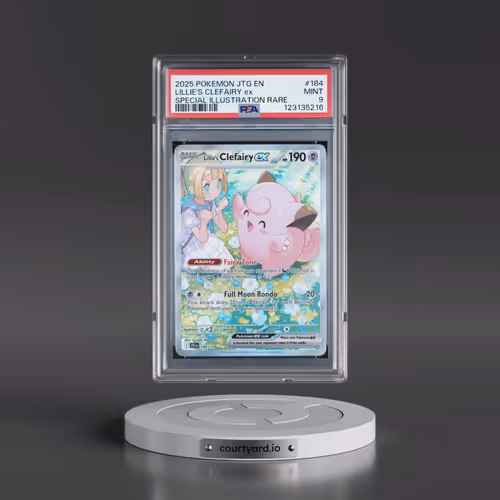 2025 Pokémon Jtg EN-Journey Together #184 Lillie's Clefairy EX - Holo Special Illustration Rare (PSA