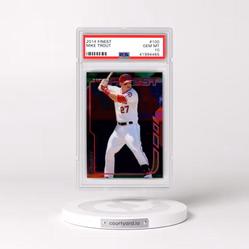 2014 Finest #100 Mike Trout (PSA 10 GEM MINT)