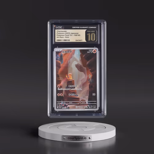 2023 Pokémon Card 151 #168/165 Charmander - Art Rare Holo (CGC 10 PRISTINE)