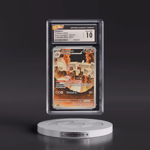 2025 Mega Evolution - MEG EN #147/132 Garganacl - Illustration Rare Holo (CGC 10 GEM MINT)