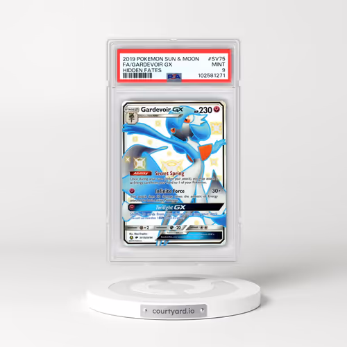 2019 Pokémon Sun & Moon Hidden Fates #SV75 Gardevoir GX - Holo Full Art (PSA 9 MINT)