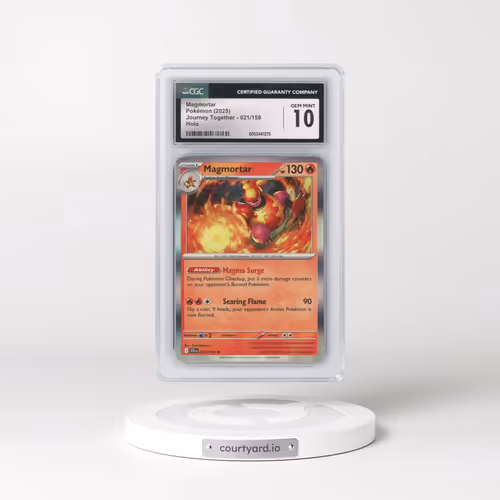 2025 Journey Together - JTG EN #021/159 Magmortar - Holo (CGC 10 GEM MINT)