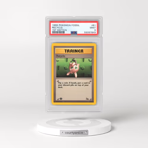 1999 Pokémon Fossil #61 Recycle - 1st Edition (PSA 9 MINT)