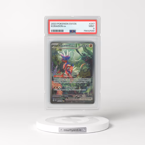 2023 Scarlet & Violet #247 Koraidon ex - Special Illustration Rare (PSA 9 MINT)