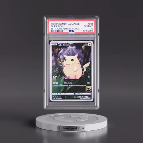 2021 Pokémon 25th Anniversary Collection #001 Pikachu - Full Art (PSA 10 GEM MINT)