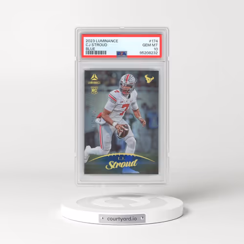 2023 Panini Luminance #174 CJ Stroud - Blue (PSA 10 GEM MINT)