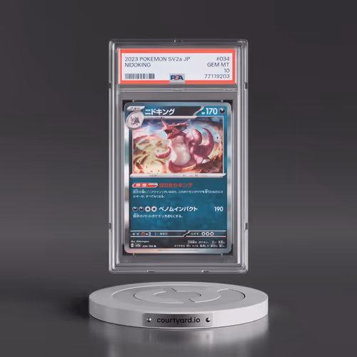 2023 Pokémon Sv2a-Pokémon 151 #034 Nidoking (PSA 10 GEM MINT)