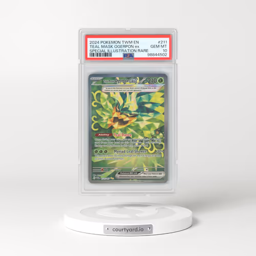 2024 Pokémon Twm EN-Twilight Masquerade #211 Teal Mask Ogerpon EX - Holo Special Illustration Rare (PSA 10 GEM MINT)