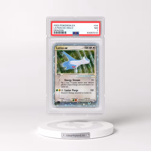 2003 Pokémon EX Dragon #94 Latios EX - Holo Holo (PSA 7 NM)