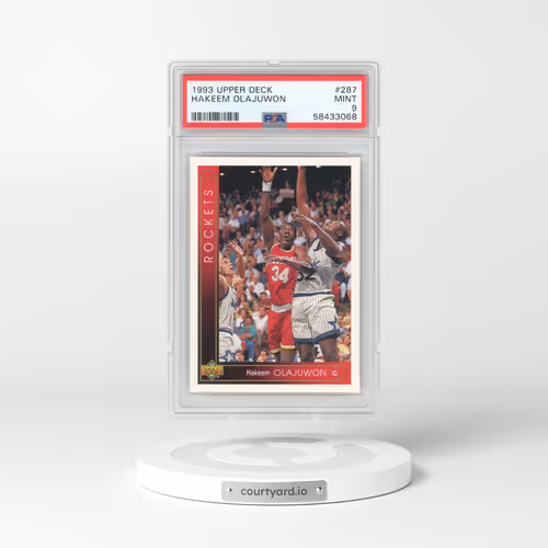 1993 Upper Deck #287 Hakeem Olajuwon (PSA 9 MINT)