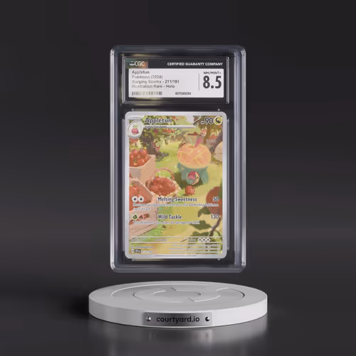 2024 Surging Sparks - SSP EN #211/191 Appletun - Illustration Rare Holo (CGC 8.5 NM-MT+)