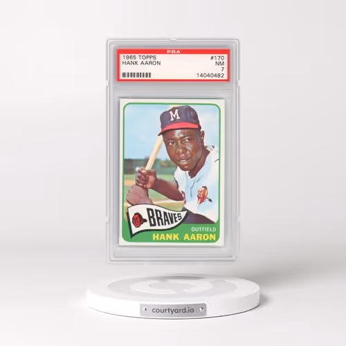 1965 Topps #170 Hank Aaron (PSA 7 NM)