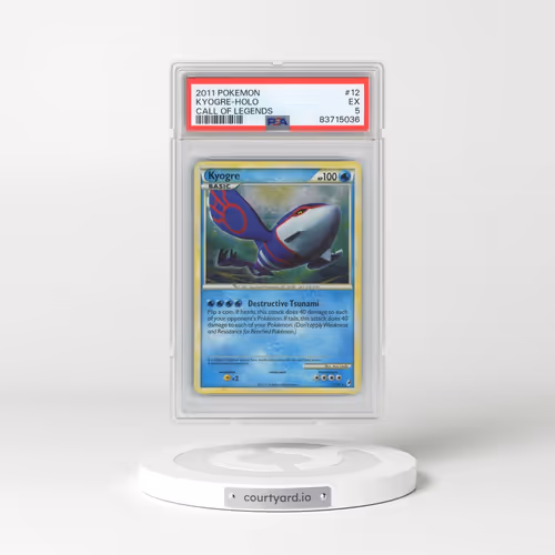 2011 Pokémon Call of Legends #12 Kyogre - Holo (PSA 5 EX)