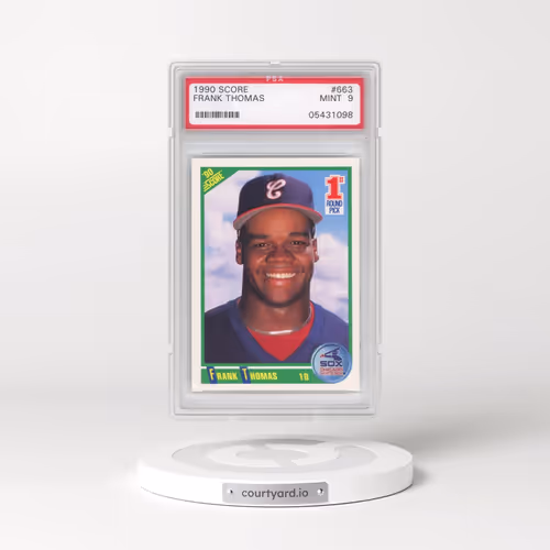 1990 Score #663 Frank Thomas (PSA 9 MINT)