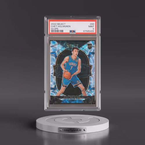 2022 Panini Select #83 Chet Holmgren - Scope (PSA 9 MINT)