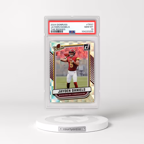 2024 Panini Donruss the Rookies #TR37 Jayden Daniels (PSA 10 GEM MINT)