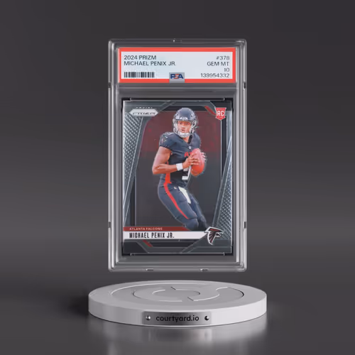2024 Panini Prizm #378 Michael Penix Jr. (PSA 10 GEM MINT)