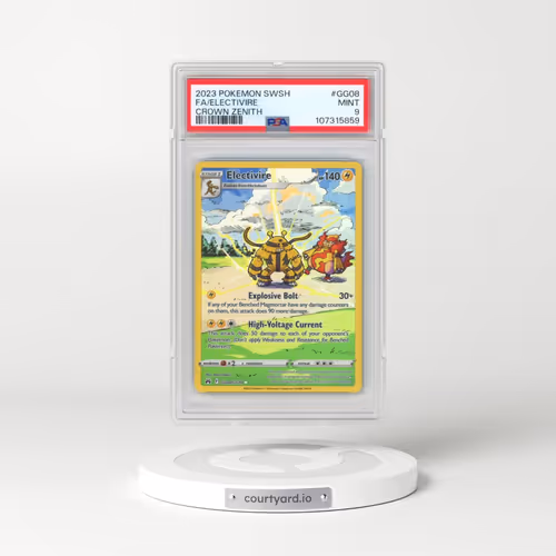 2023 Pokémon Sword and Shield Crown Zenith #GG08 Electivire - Full Art (PSA 9 MINT)
