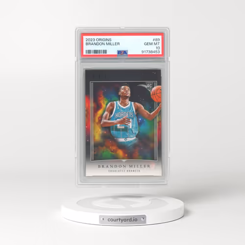 2023 Panini Origins #89 Brandon Miller (PSA 10 GEM MINT)
