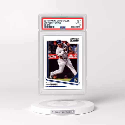 2018 Panini Chronicles Score #27 Gleyber Torres (PSA 9 MINT)