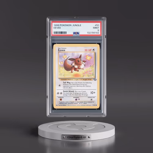 1999 Pokémon Jungle #51 Eevee (PSA 9 MINT)