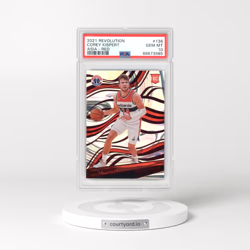 2021 Panini Revolution #136 Corey Kispert - Asia-Red (PSA 10 GEM MINT)