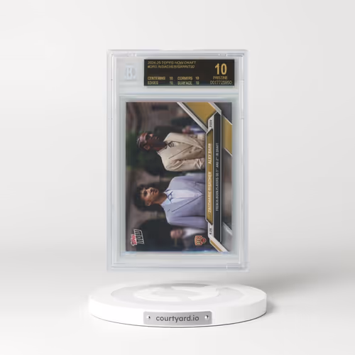 2024 Topps Now Draft #DRS Zaccharie Risacher/Alex Sarr/720* (BGS 10 PRISTINE)