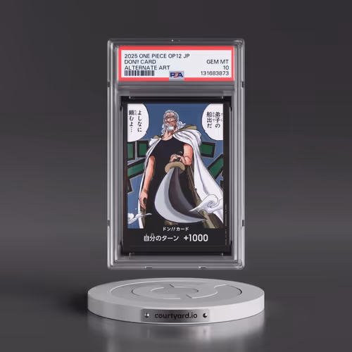 2025 One Piece Japanese OP12-Legacy of the Master Don!! Card - Alternate Art (PSA 10 GEM MINT)