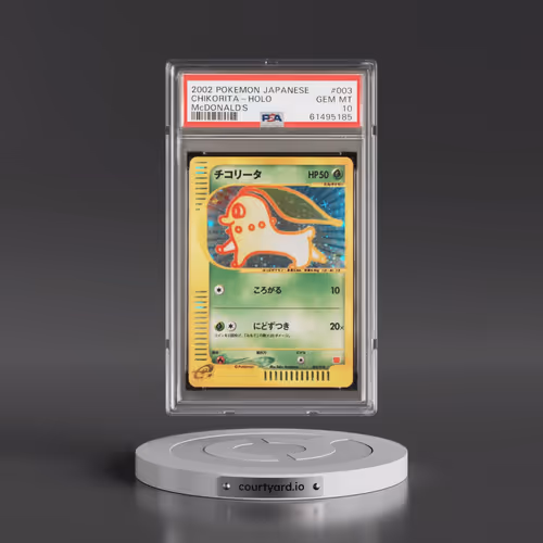 2002 Pokémon McDonald's #003 Chikorita - Holo (PSA 10 GEM MINT)