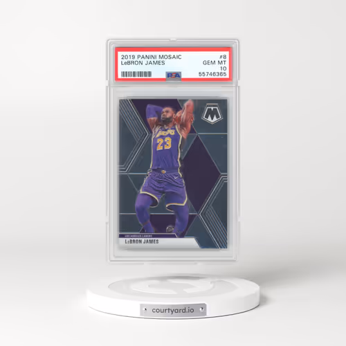 2019 Panini Mosaic #8 LeBron James (PSA 10 GEM MINT)