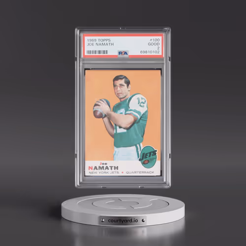 1969 Topps #100 Joe Namath (PSA 2 GOOD)